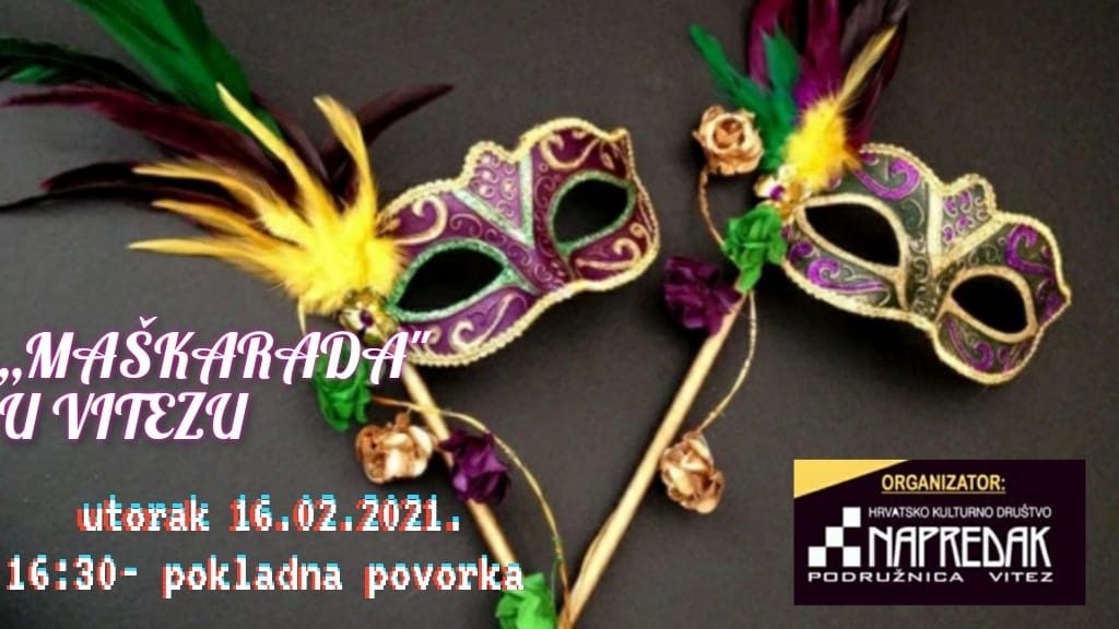 Sutra pokladna povorka u u organizaciji HKD ,,Napredak” podružnica Vitez