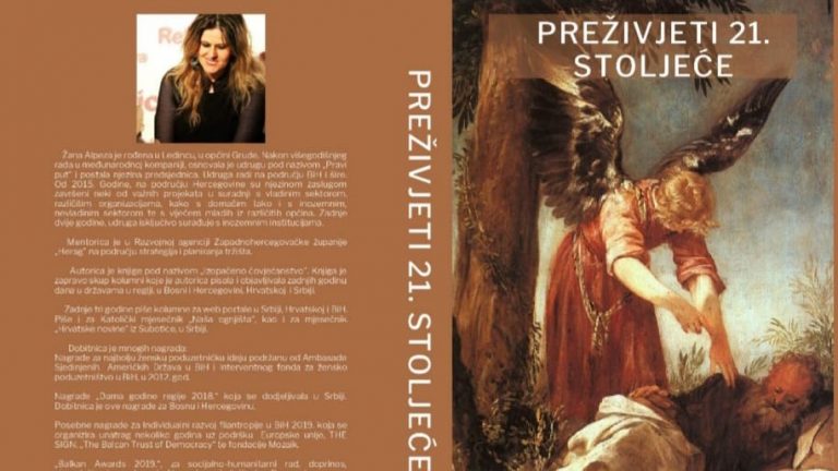 U četvrtak u Napretku promocija knjiga ,,Preživjeti 21. stoljeće” i ,,Izopačeno čovječanstvo” autorice Žane Alpeze