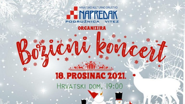 Najava: Napretkov tradicionalni Božićni koncert u Vitezu