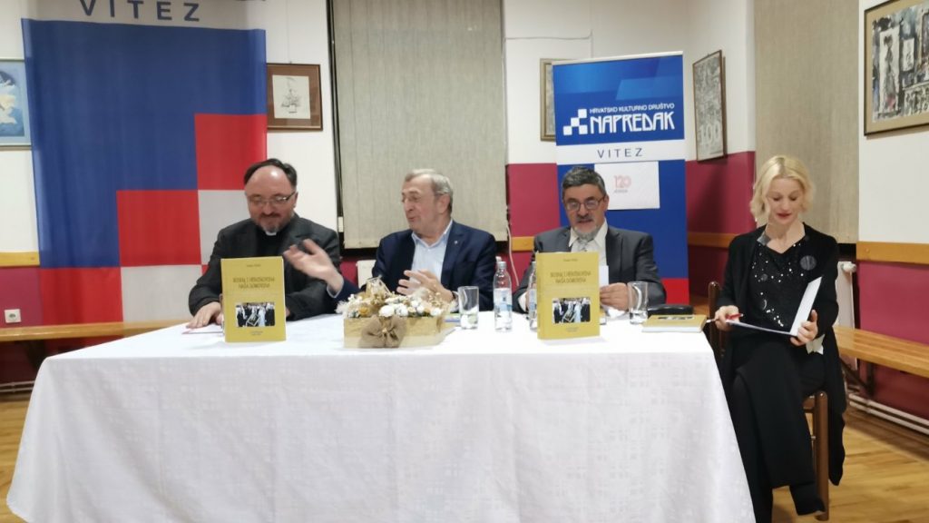 Predstavljena knjiga prof. dr. Franje Topića ,,Bosna i Hercegovina naša domovina”