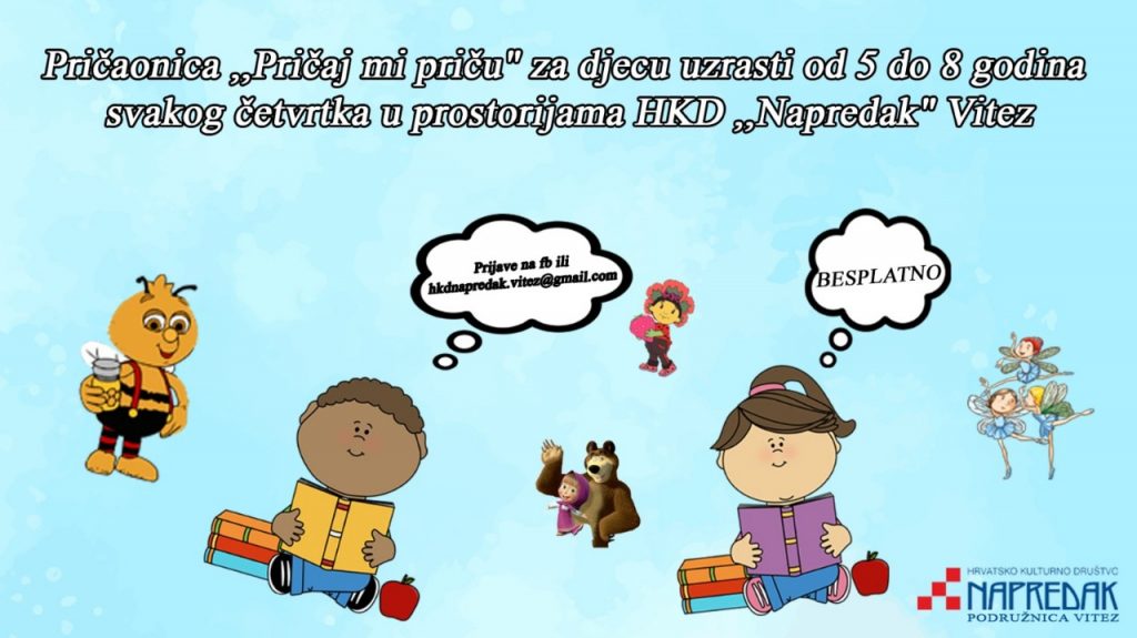 HKD ,,Napredak” Vitez: I ove godine projekt „Pričaj mi priču”