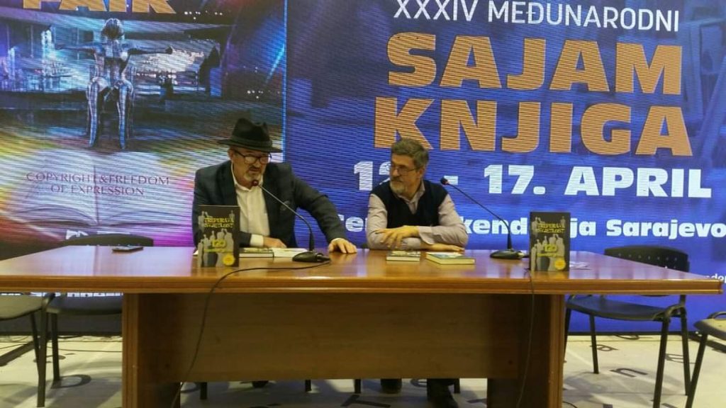 Anto Zirdum na Sarajevskom sajmu knjiga i učila 2023. predstavio zbornik ,,Treperava svjetlost-120 Napretkovih pjesnika”