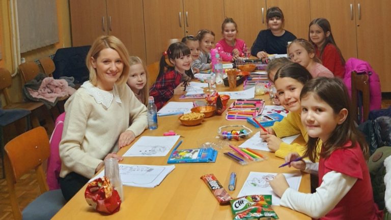 Napretkov dječji zbor na posljednjoj ovogodišnjoj probi